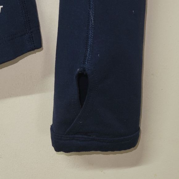 Nike NFL Dallas Cowboys Dri Fit Pullover with Thumb holes. Blue Size Small Zip. - Picture 5 of 6